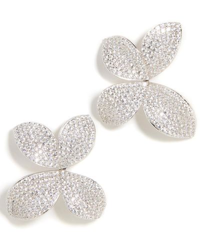 Shashi Lis Earrings - White