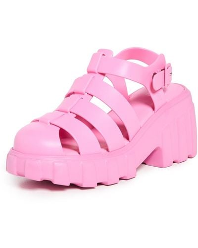 Melissa Meagan Fisherman Sandals - Pink