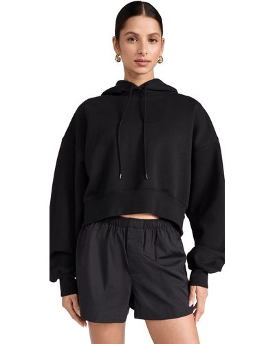 Wardrobe NYC Closet. Nyc Oversize Hooded Top Back X - Black