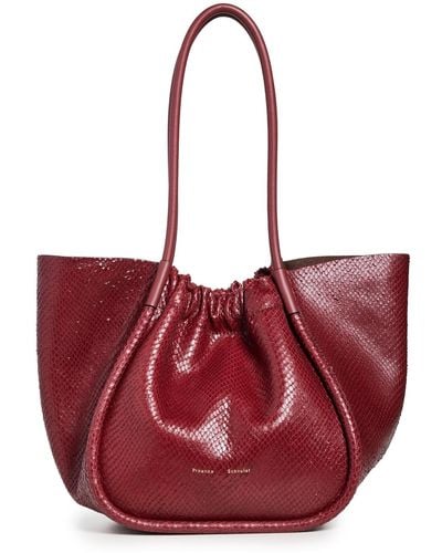 Proenza Schouler Large Ruched Tote - Red