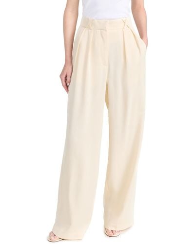 Rohe Wide Leg Tailored Pants - Natural