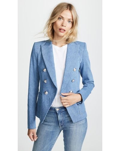 Veronica beard caden denim dickey jacket sale