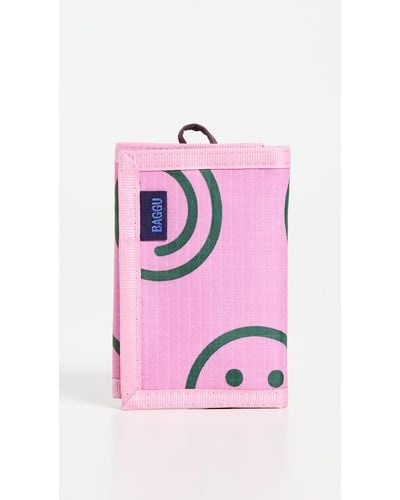 BAGGU Nylon Wallet - Pink