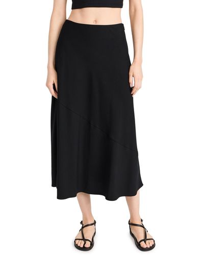 Apiece Apart Ami Slip Skirt - Black