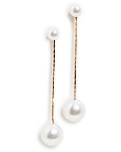 Shashi Capucine Earrings - White