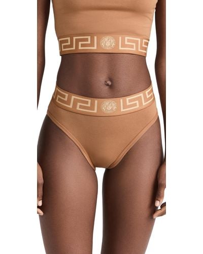 Versace Underwear Jersey Topeka Bi-stretch - Brown
