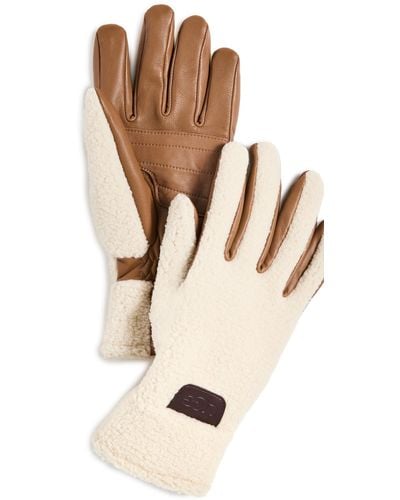 UGG Sherpa Gloves - Natural
