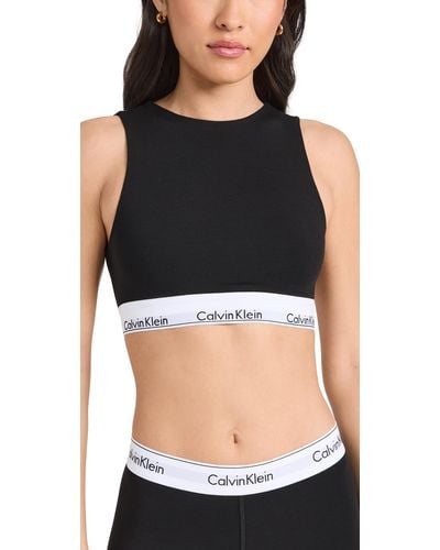 Calvin Klein Cavin Kein Underwear Unined Braette Back - Black