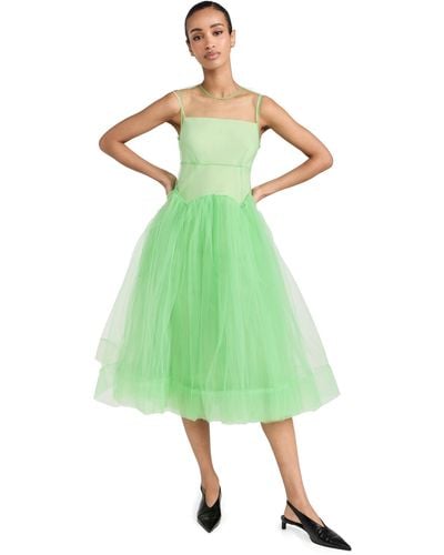 Sandy Liang Mez Dress - Green