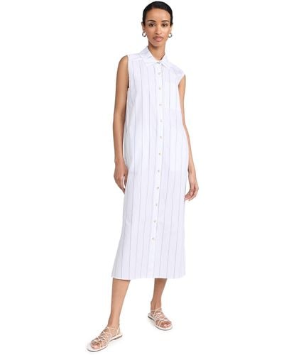 DONNI. The Pop Seeveess Dress - White