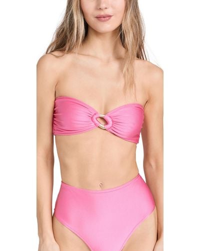 Shani Shemer Hani Hemer Dia Bikini Top Roe Bloom - Pink