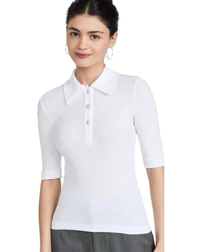 Rosetta Getty Polo T-shirt - White