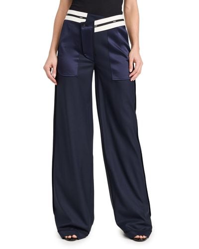 Monse Inside Out Tailored Pants - Blue