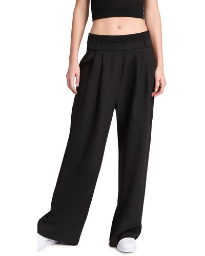 Lioness Ione Chiffer Pant Back - Black