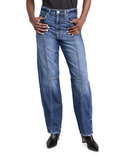 AMO Patsy Seamed Jeans - Blue