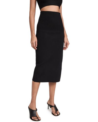 Victoria Beckham Fitted Skirt - Black