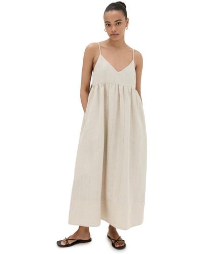 Jenni Kayne Cove Dress Natura Stripe - White