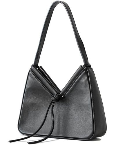 Reformation Mini Chiara Shoulder Bag - Black