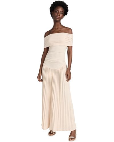 Lioness Ioness Fied Of Dreams Maxi Dress Oatmea Xx - Natural