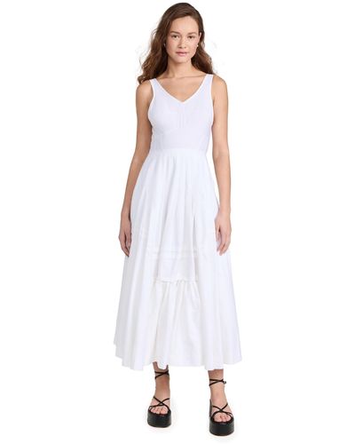 Molly Goddard Juniper Dress - White