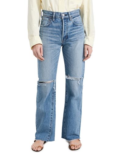Moussy Mv Clifton Remake Flare Jeans - Blue