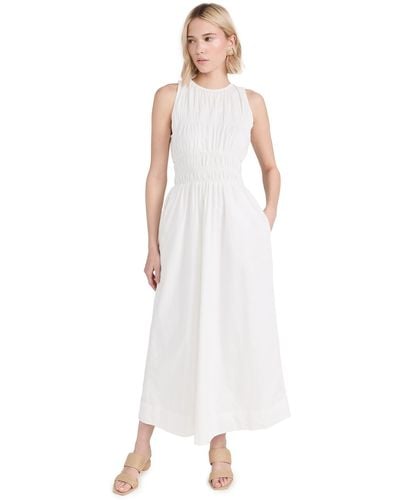 Faithfull The Brand Solem Midi Dress - White