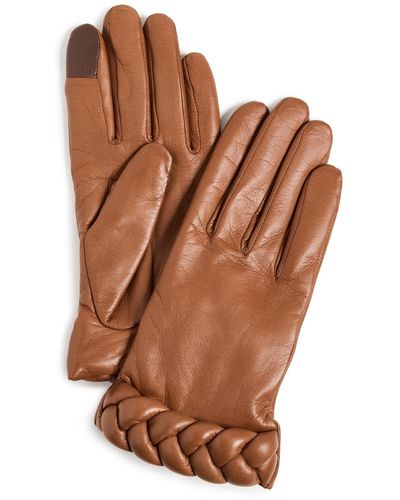 Agnelle New Edith Gloves - Brown