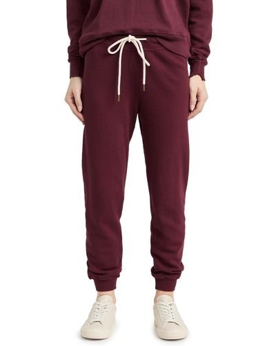 The Great The Cropped Sweatpants - Red