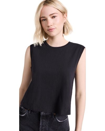 AMO Sleeveless Babe Tee - Black