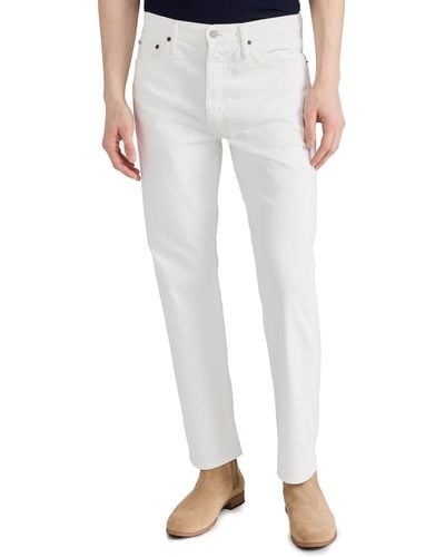 Polo Ralph Lauren Matteo Straight Fit Denim Jeans - White