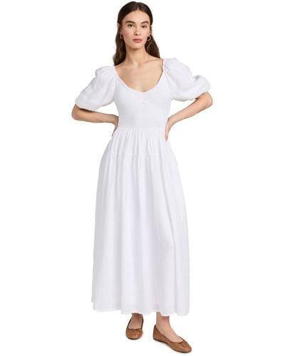 Faithfull The Brand Rosarico Idi Dress - White