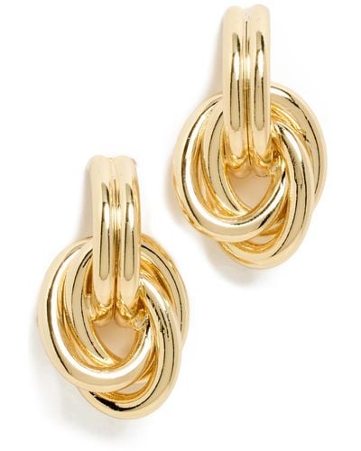 Shashi Petra Earrings - Metallic