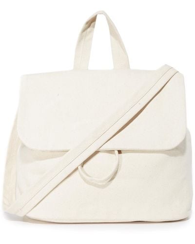 BAGGU Canvas Shoulder Bag - Natural