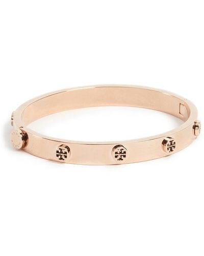 Tory Burch Miller Stud Hinge Bracelet - Metallic