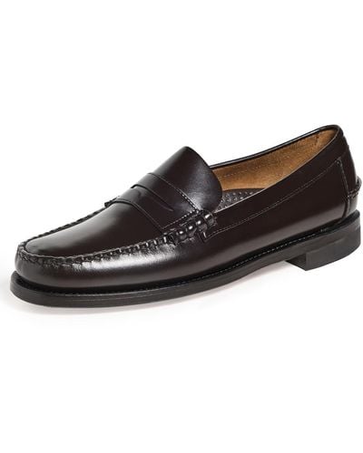 Sebago Classic Dan Leather Loafers 9 - Black