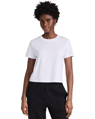 Outdoor Voices Everyday Short Seeve Tee Briiant White