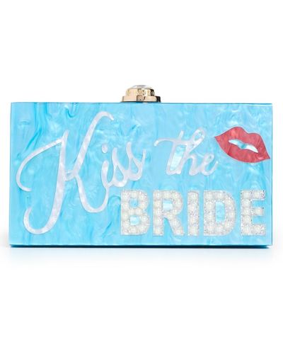 Sophia Webster Cleo Kiss The Bride Bag - Blue