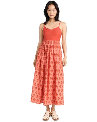 The Great The Camelia Dress - Red