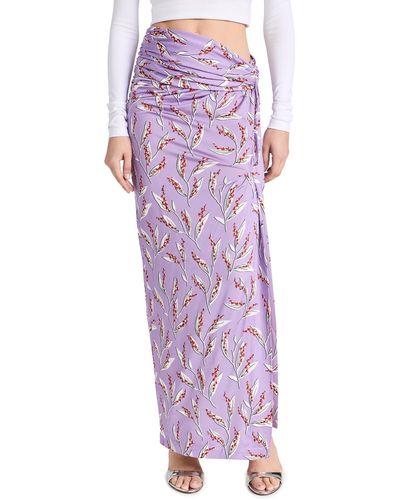Rabanne Jupe Skirt - Purple