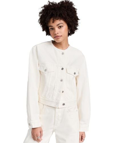 Citizens of Humanity Citizen Of Huanity Renata Coare Decontructed Jacket Pahina - White