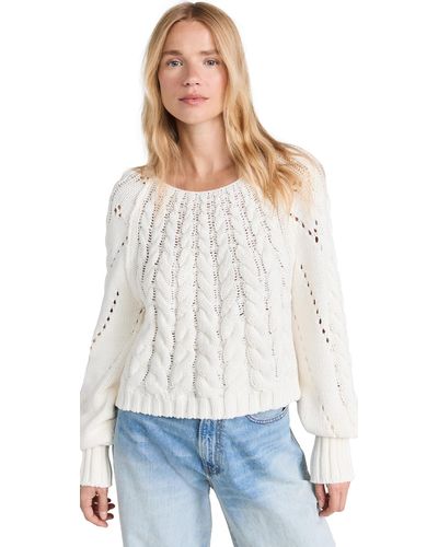 Free People Free Peope Sandre Puover - White
