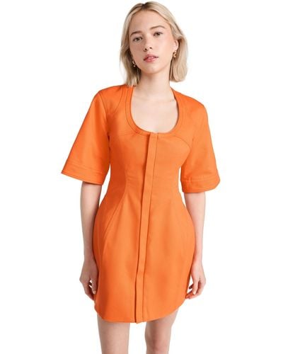 Rosie Assoulin U-turn Dress - Orange
