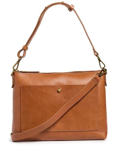 Madewell The Transport Shoulder Crossbody Bag - Brown