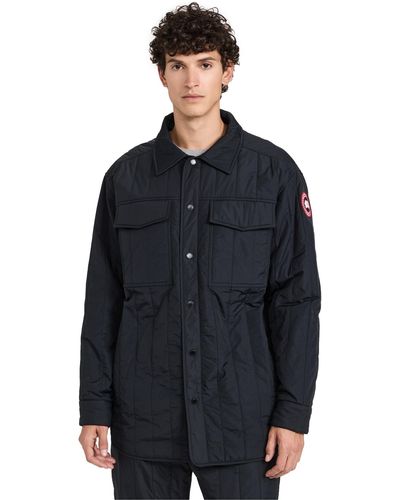 Canada Goose Carlyle Quilted Shirt Jacket - Blue