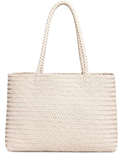 Madewell Transport Early Weekender Woven Tote - White