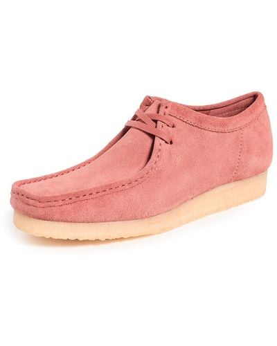 Clarks Wallabee Shoes - Pink