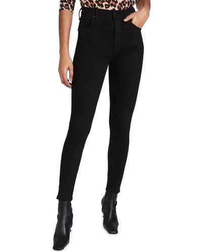 Citizens of Humanity Chrissy High Rise Skinny Jeans - Black