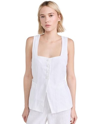 Faithfull The Brand Maya Vest - White