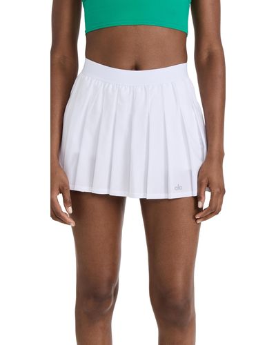 Alo Yoga SMALL Aces Tennis Skirt - White – Soulcielite