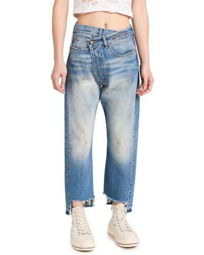 R13 Cross Over Jeans - Blue